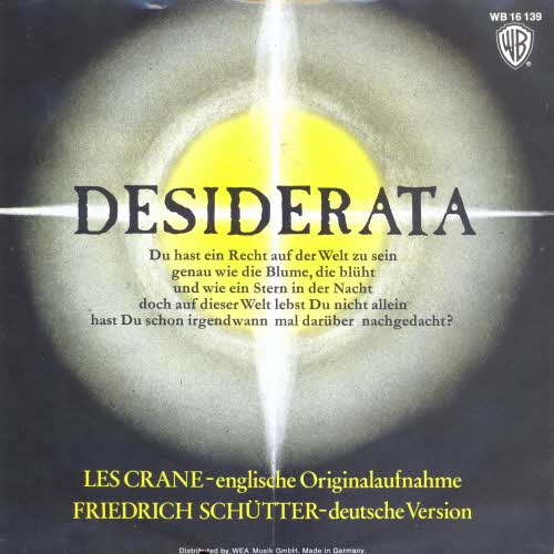 Schtter Friedrich - Desiderata