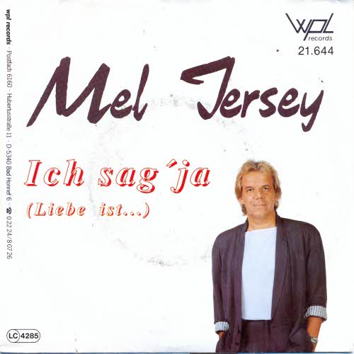Jersey Mel - Ich sag ja (Liebe ist)