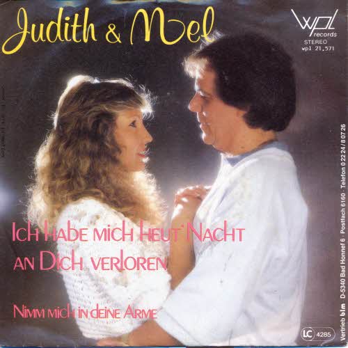 Judith & Mel - Ich habe mich heut`Nacht an dich verloren